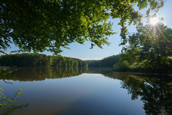 Maileuchten am Eginger See